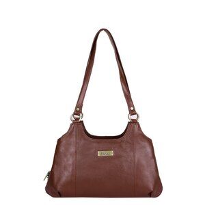 Genuine Leather Brown Satchel Bag – Shoulder Tote Bag, Hobo Bag Purse for Ladies